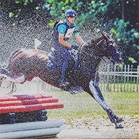 ITA-Fosco Girardi rides Feldheger during the Cross Country for the FEI Nations Cup Eventing CCIO4*-S - LOTTO TROPHY. 2019 POL-Lotto Strzegom International Horse Trial.  Saturday 29 June. Copyright Photo: Libby Law Photography.